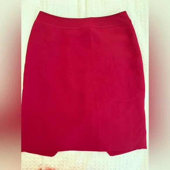 Magenta Pencil Skirt - Picture 1 of 7